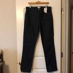 NWT Frame L’Italien jeans, size 30, dark rinse.